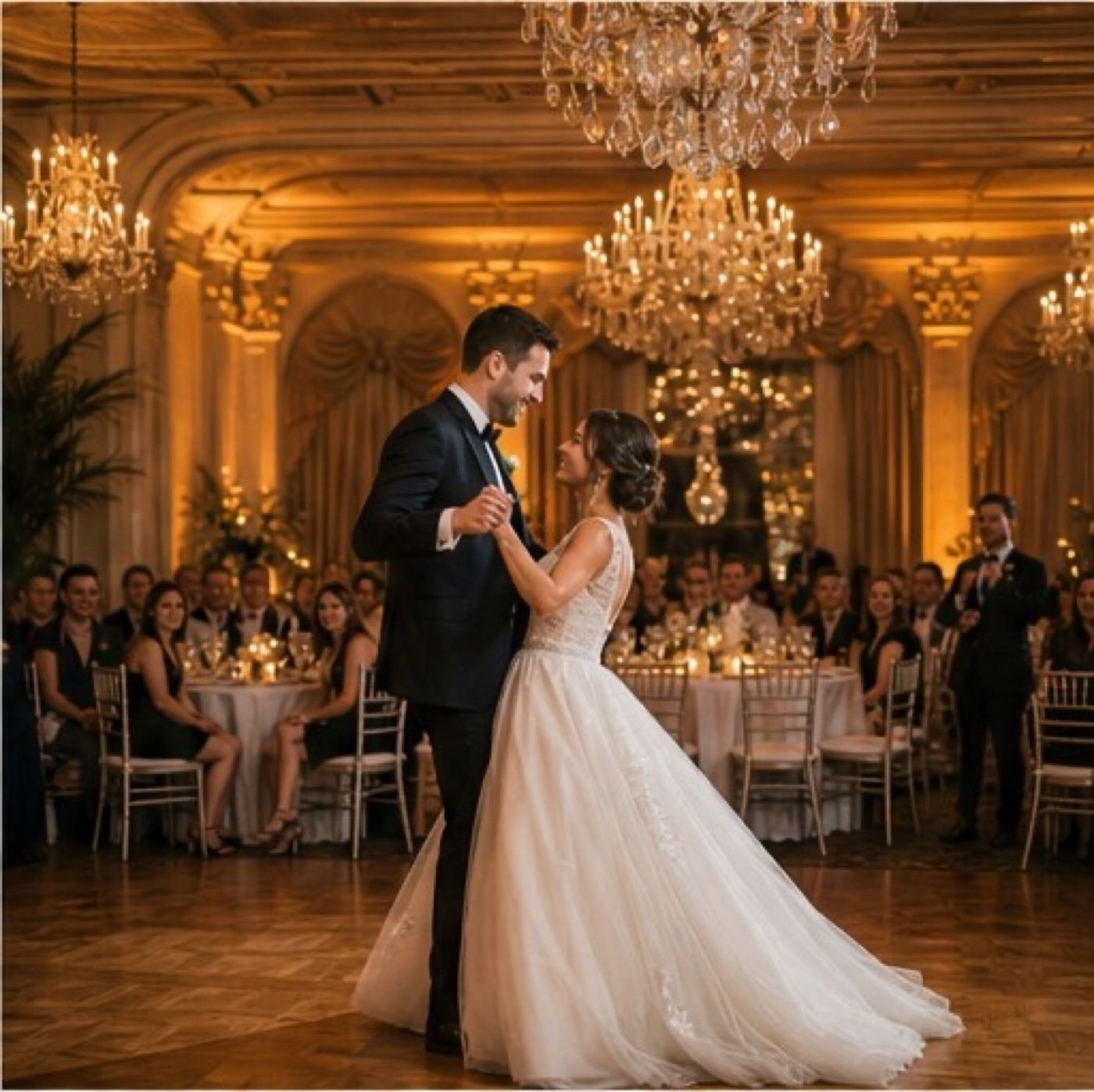 First dance in a Cleveland ballroom