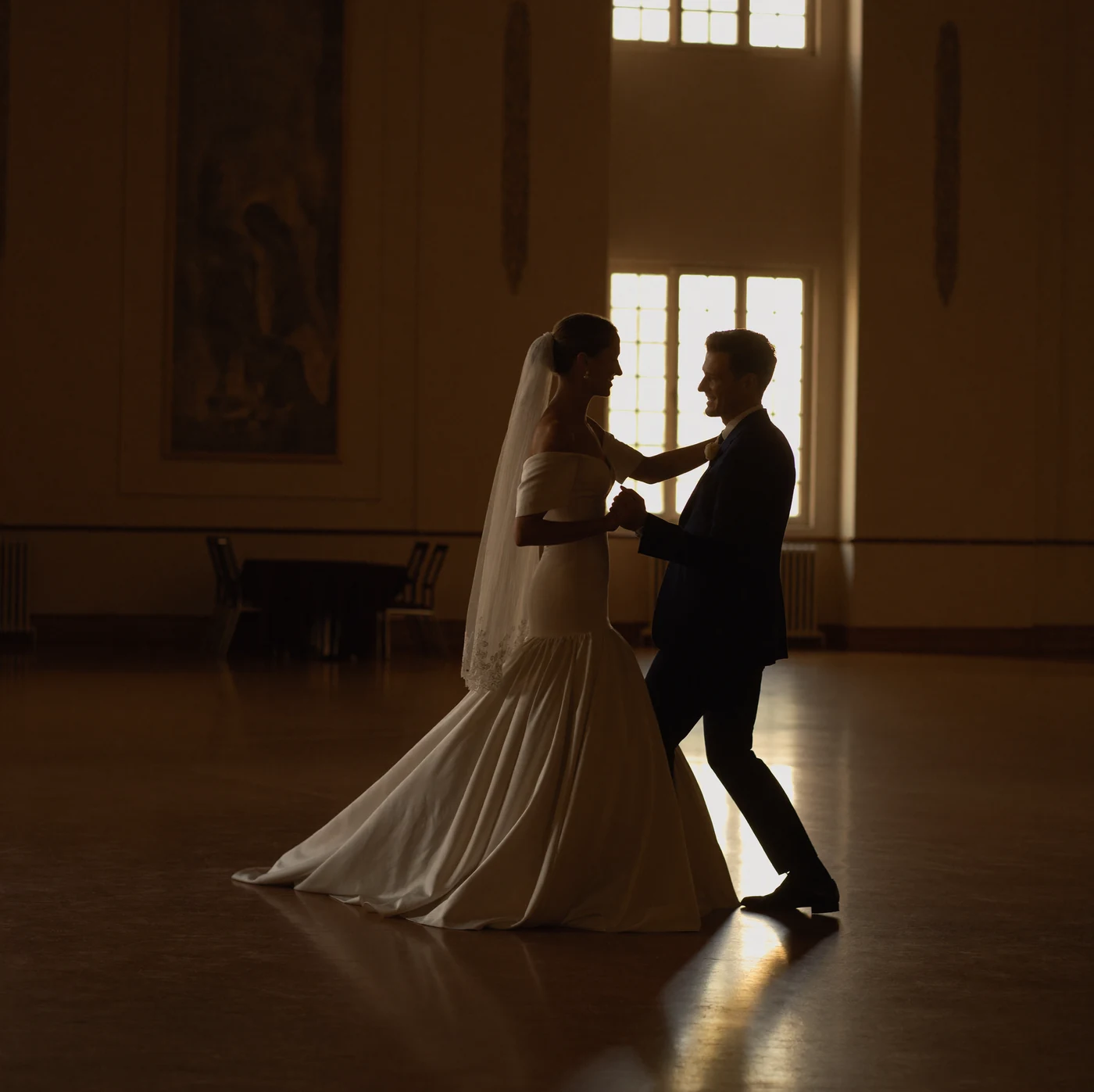First dance in a Cleveland ballroom