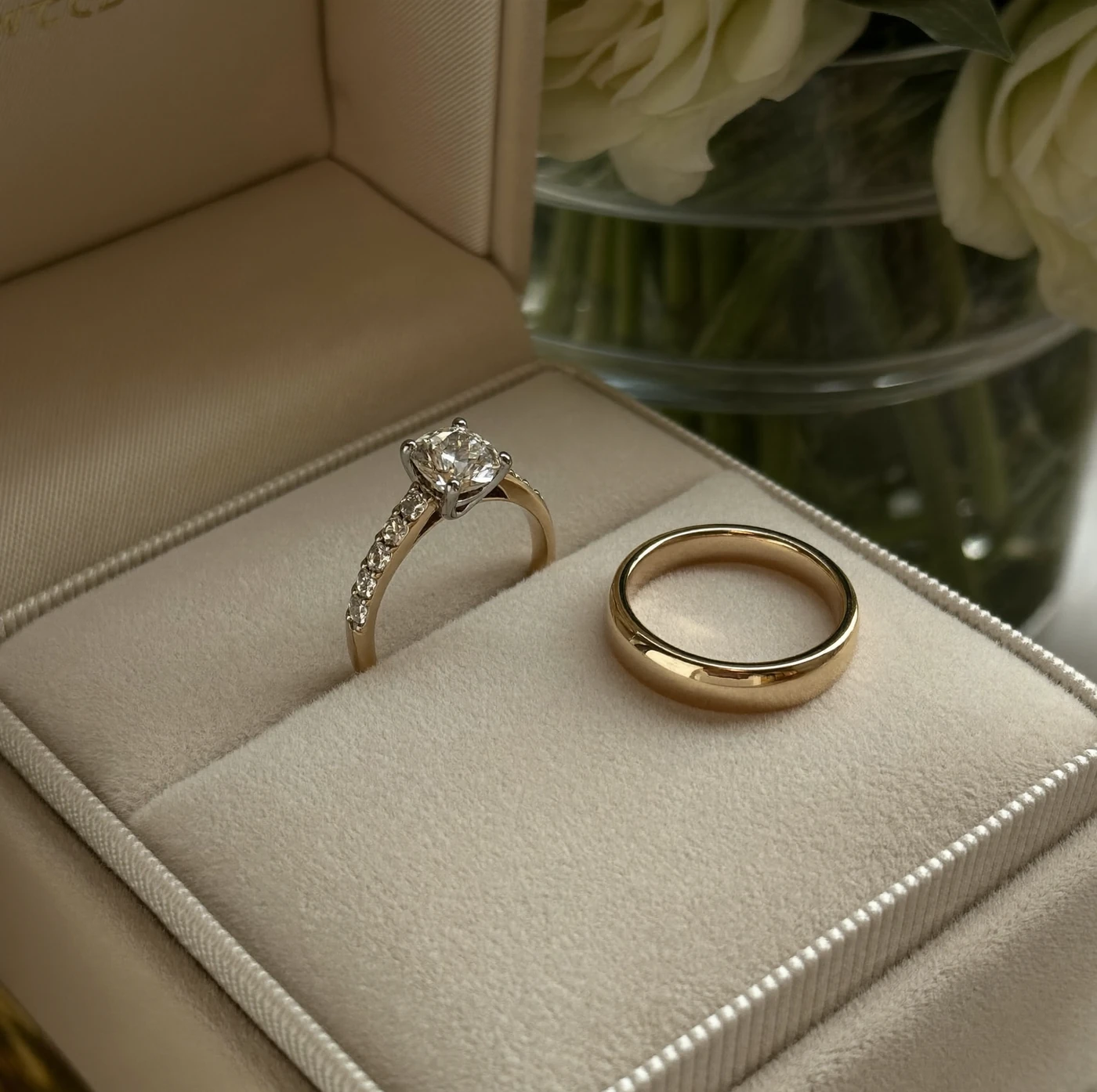 Wedding rings, editorial detail
