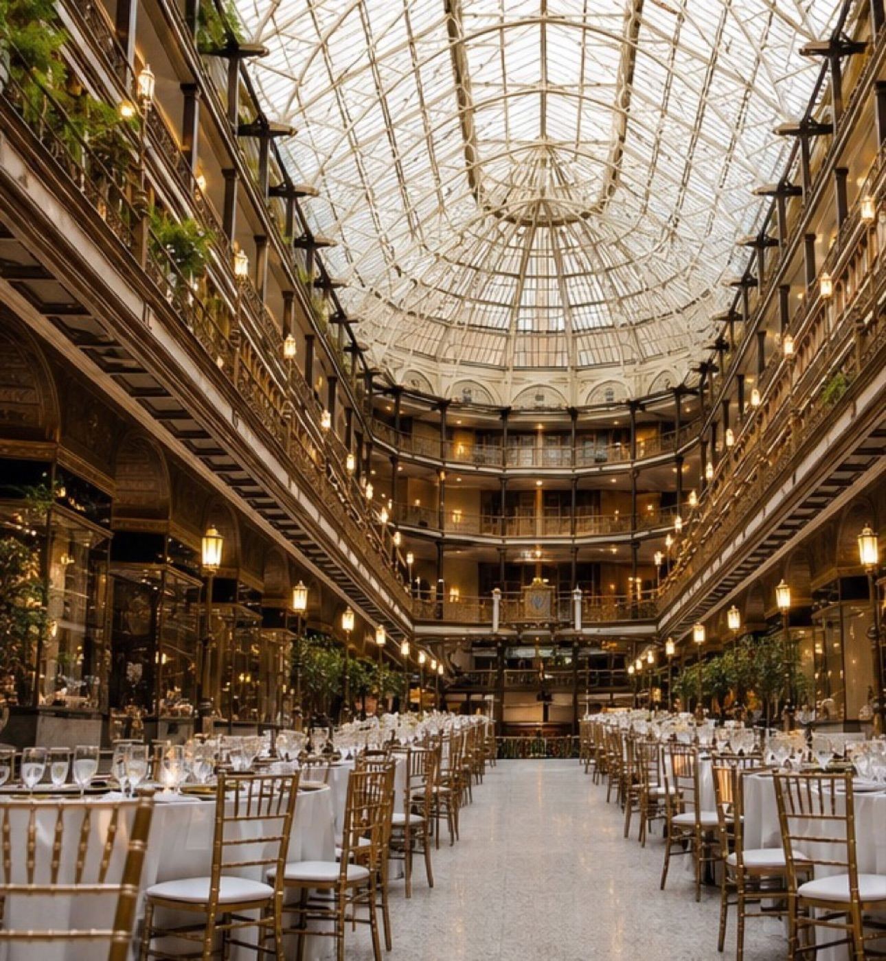 The Cleveland Arcade under its glass skylight
