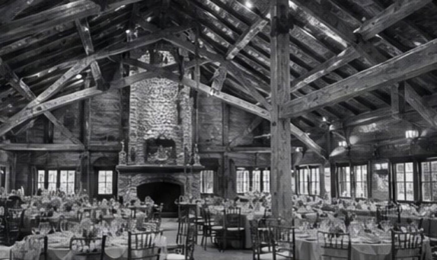 Timber-frame barn wedding venue near Cleveland
