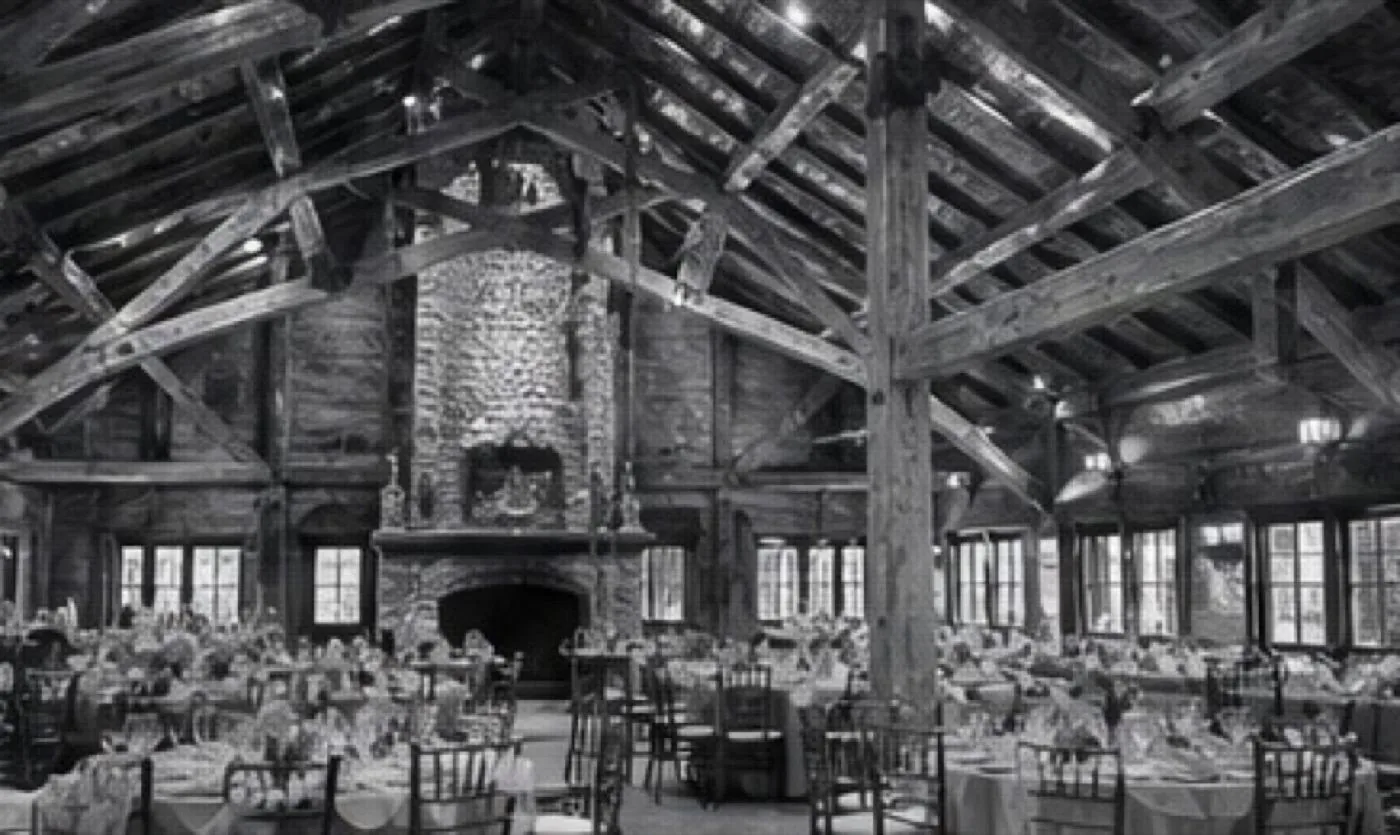 Timber-frame barn wedding venue near Cleveland