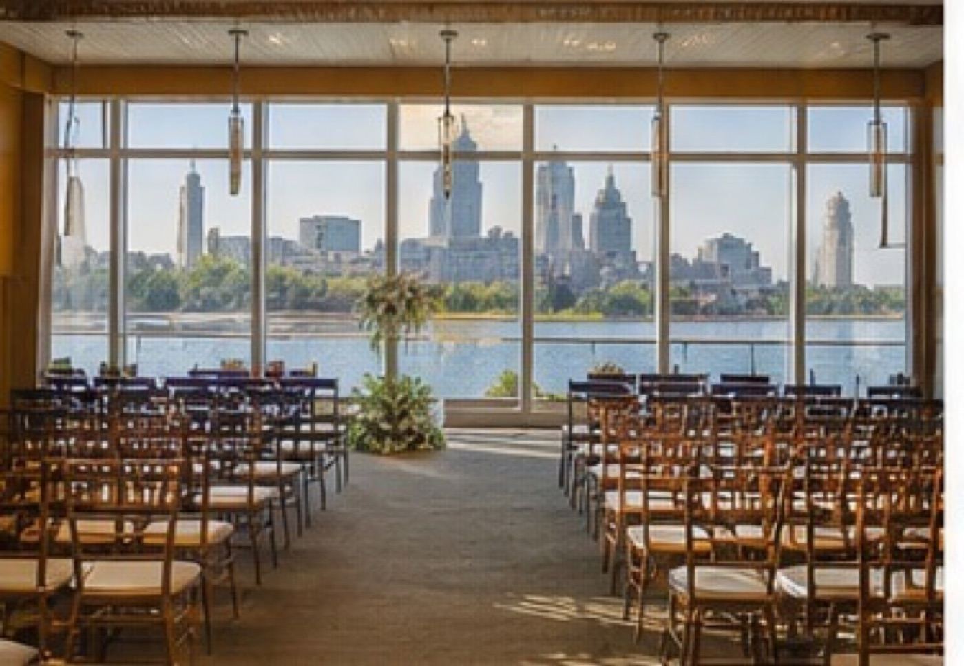 Lakefront Cleveland wedding